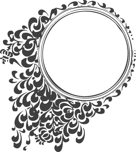 How To Set Use Grey Vintage Icon Png - Circle With Design Png (534x595), Png Download