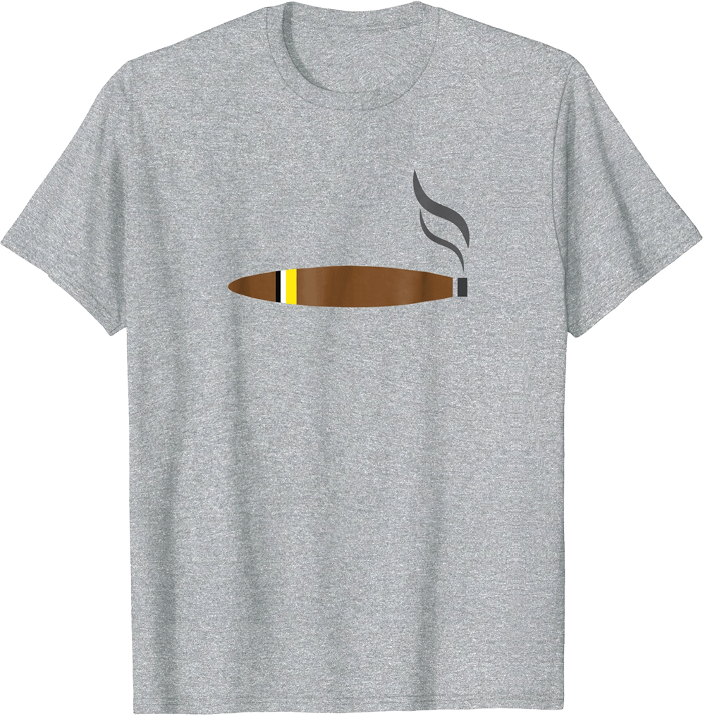 Big Cuban Cigar T-shirt - Utgp 2018 (1000x1016), Png Download