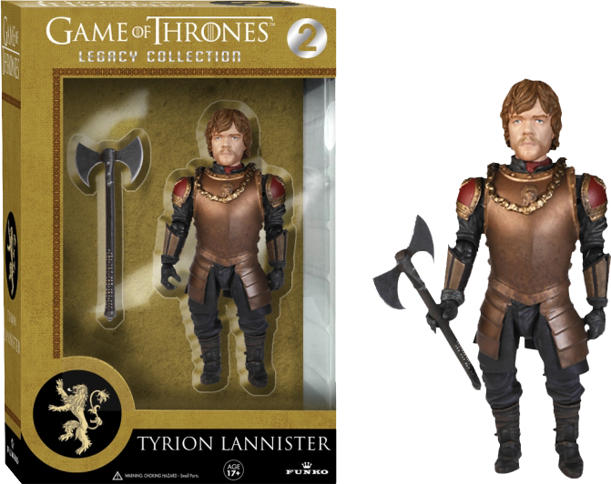 Game Of Thrones - Funko Legacy Action Got Tyrion Lannister Action Figure (671x532), Png Download