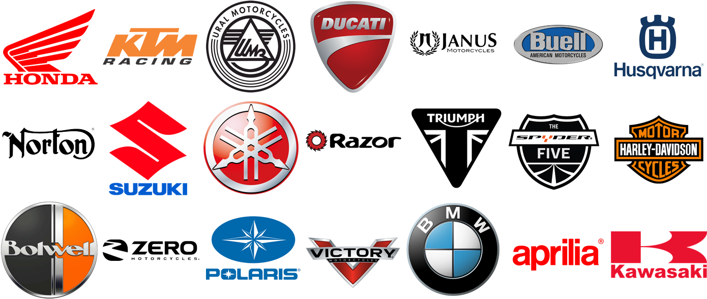 Motorcycle Logos (1442x616), Png Download