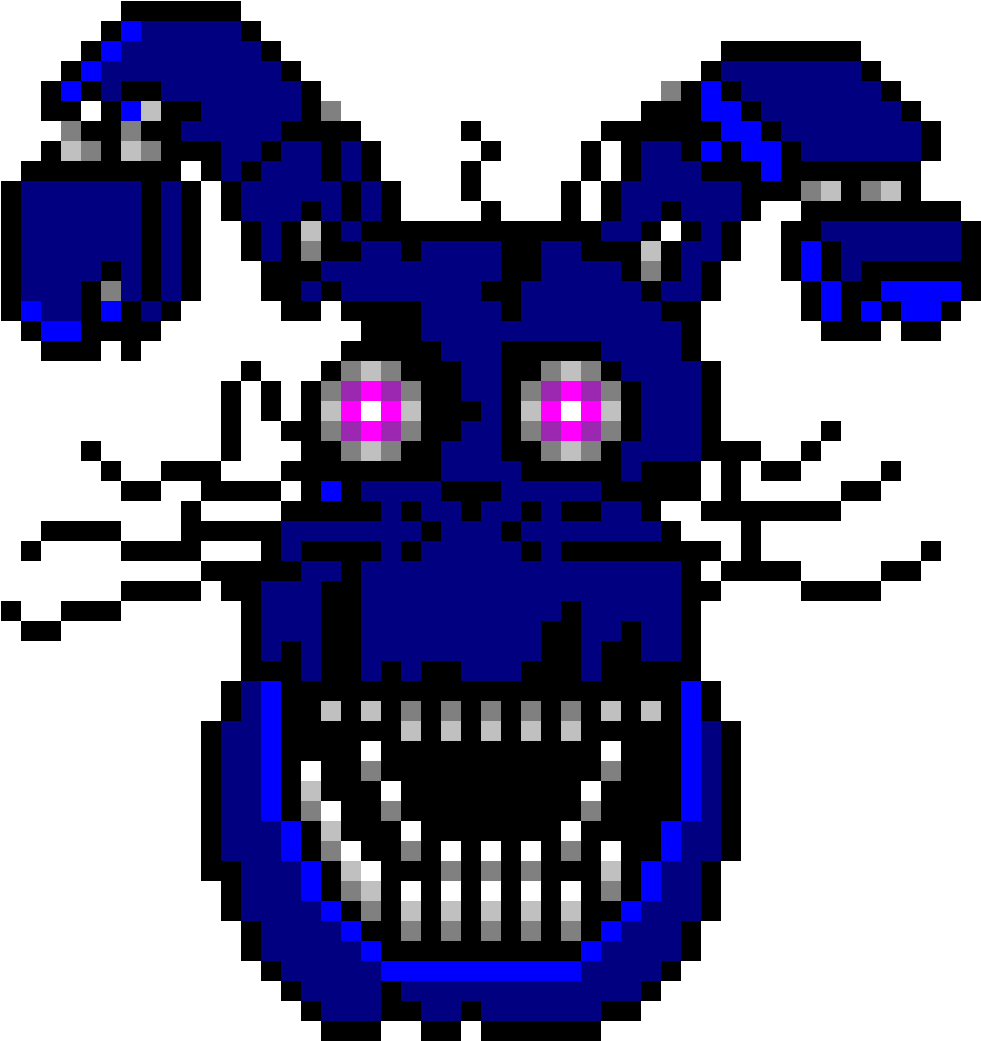 Nightmare Bonnie - Cartoon (1200x1100), Png Download