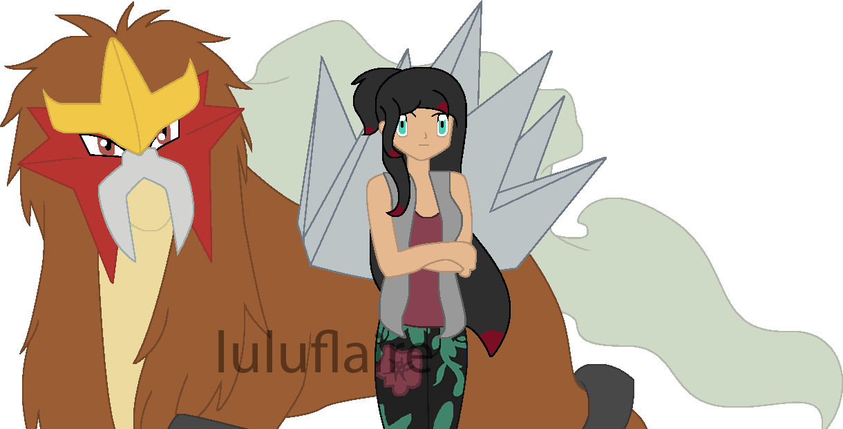 Download Katrina And Entei - Cartoon PNG Image with No Background -  