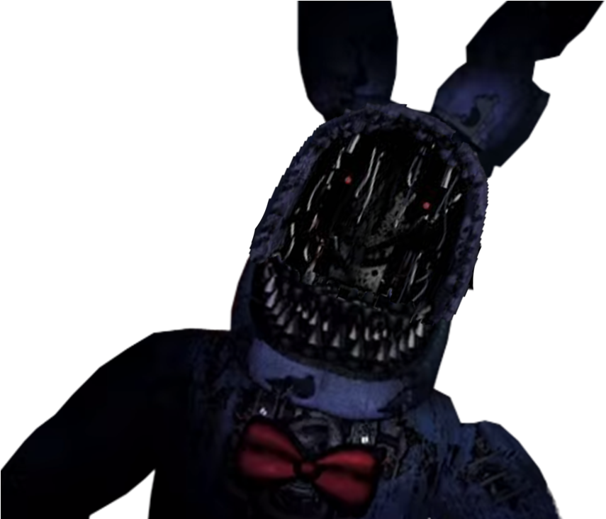 1 - Nightmare Old Bonnie Jumpscare (1024x731), Png Download