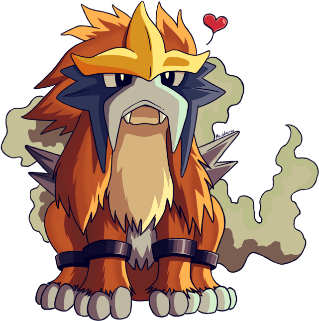 Shiny Entei - Entei Shiny (800x695), Png Download