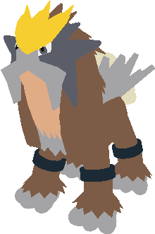 Entei Shiny - Metodo Start (350x350), Png Download