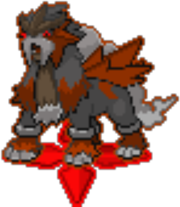 Descendant Entei - Illustration (420x420), Png Download