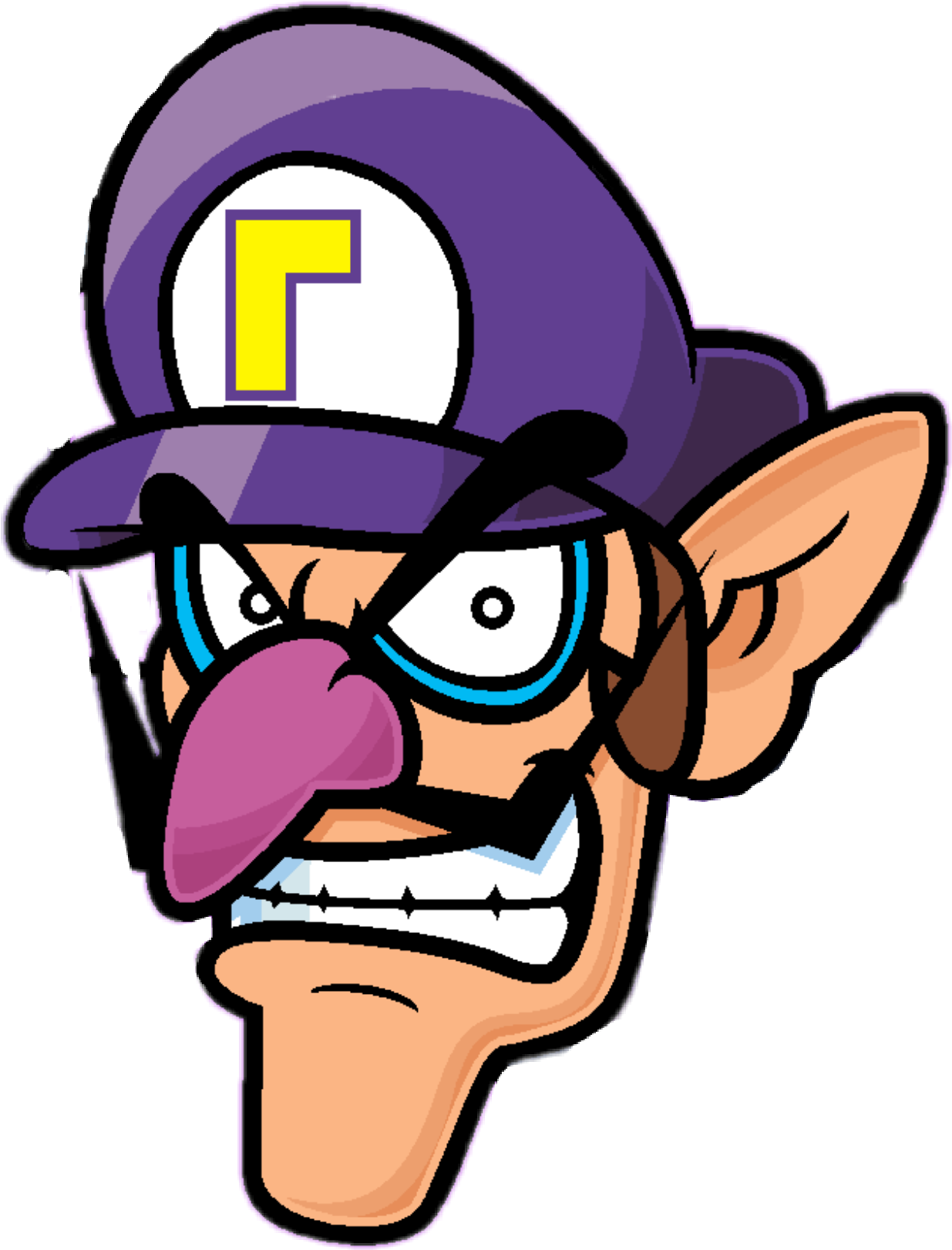 Waluigi Clipart (2268x2268), Png Download
