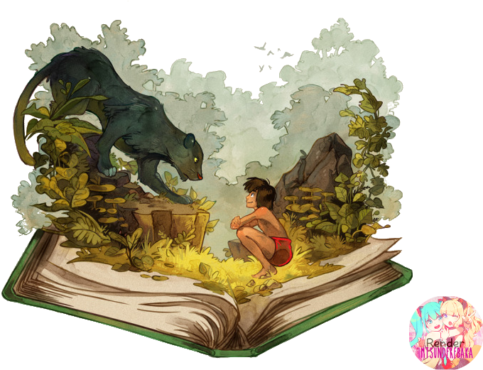 The Jungle Book Render By Imtsunderebaka On Deviantart - Jungle Book Png (717x538), Png Download
