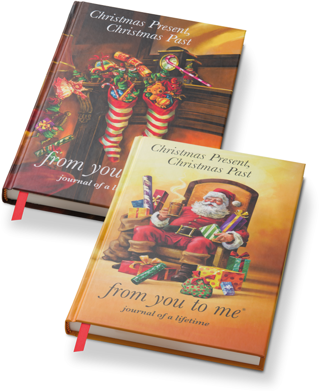 Christmas Fireplace & Christmas Santa Journals Bundle (800x800), Png Download