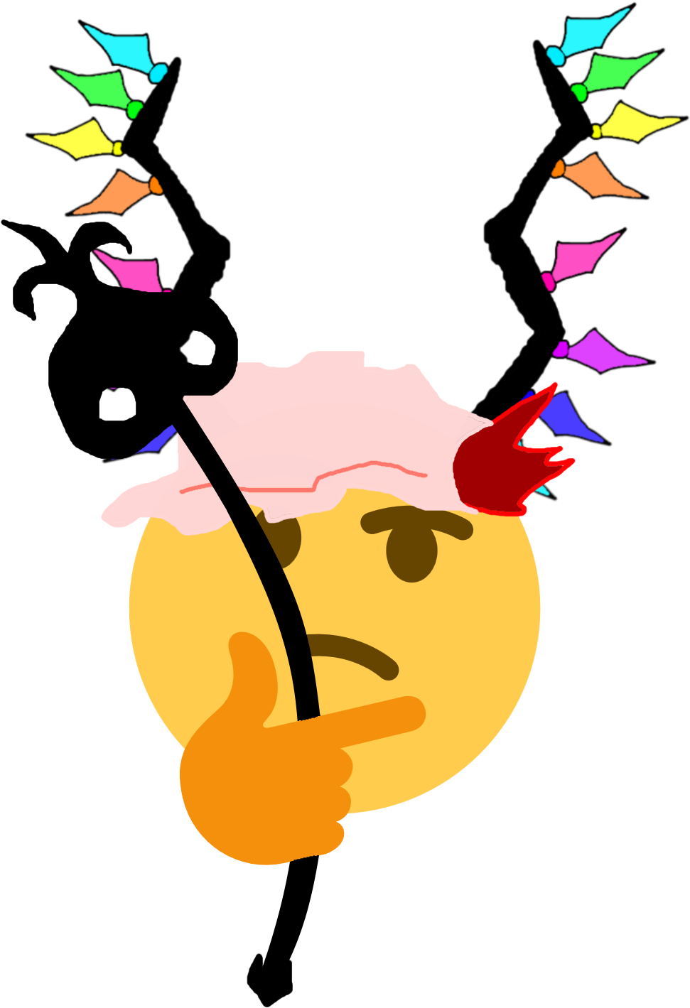 Touhou Thinking Emojies - Discord Touhou Emoji (1500x1500), Png Download