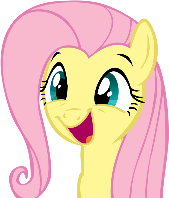 Uploaded - Mlp Fluttershy Love You (900x815), Png Download