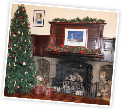 Home Staff Christmas - Christmas Ornament (414x374), Png Download