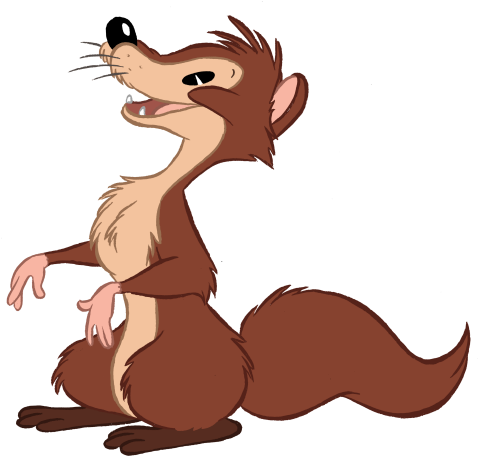 Cartoon Mongoose Rikki Tikki Tavi (525x510), Png Download
