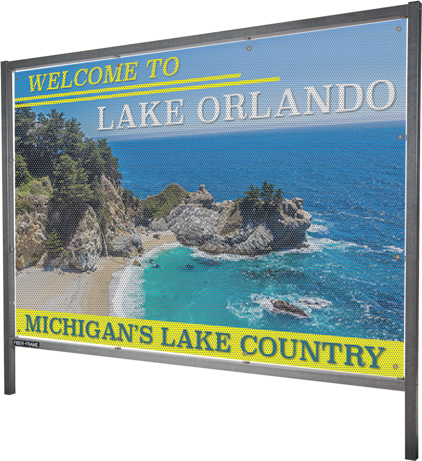 4×6 Outdoor Banner Frame - Outdoor Banner Frames (1000x1000), Png Download