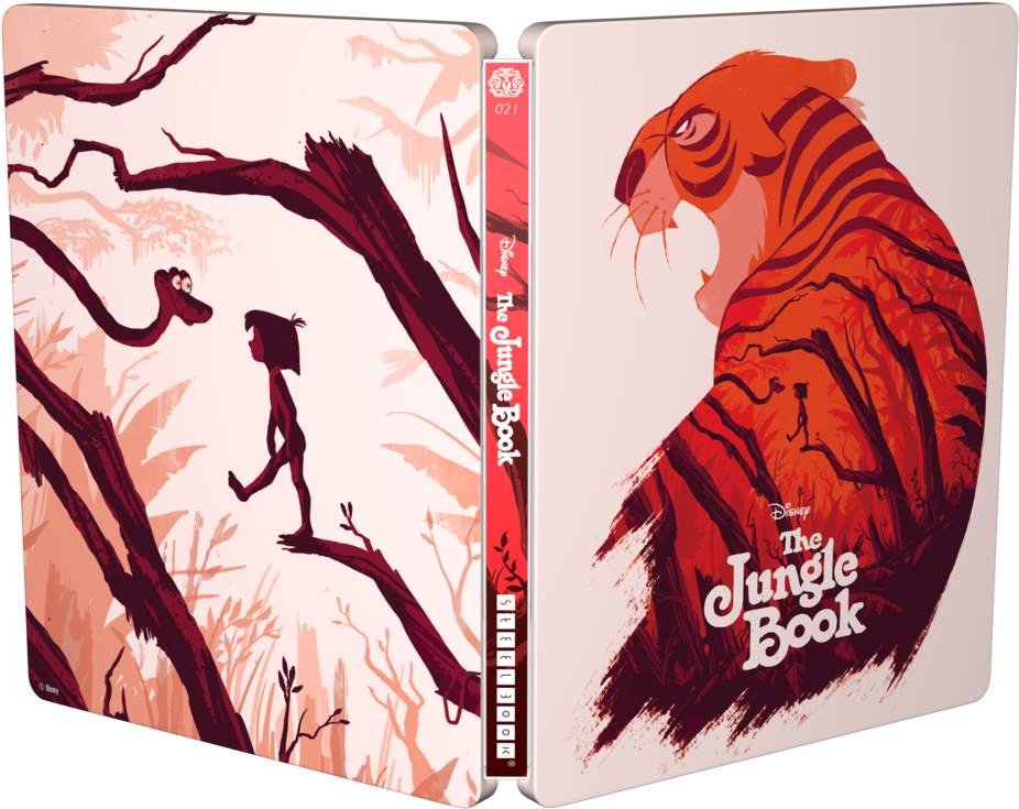 2017 Disney - Jungle Book Mondo Steelbook (1024x829), Png Download