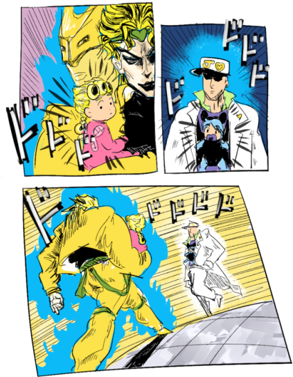 Giorno Giovanna Jolyne Kujo Josuke Higashikata Jjba - Giorno Giovanna (500x578), Png Download