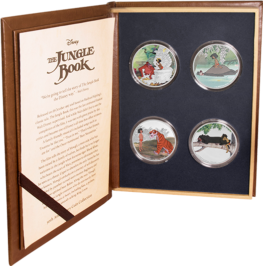 Jungle Book 50th Anniversary Coins (570x570), Png Download