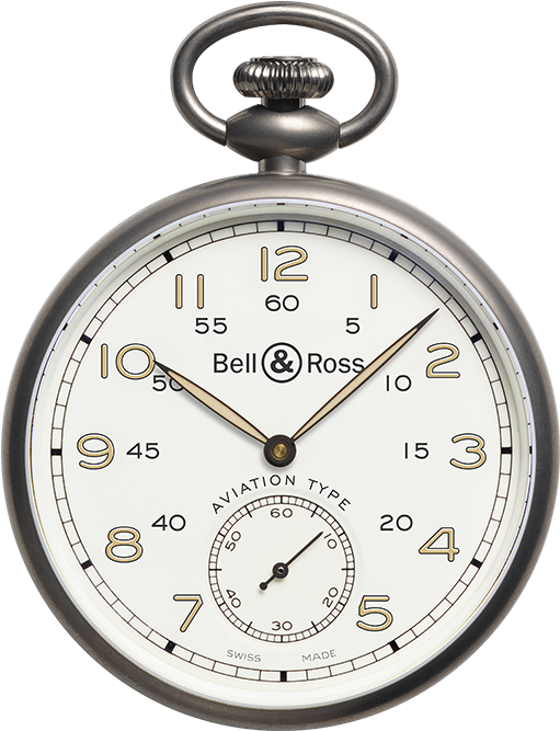 Pocket Watch De Bell Et Ross (585x1050), Png Download