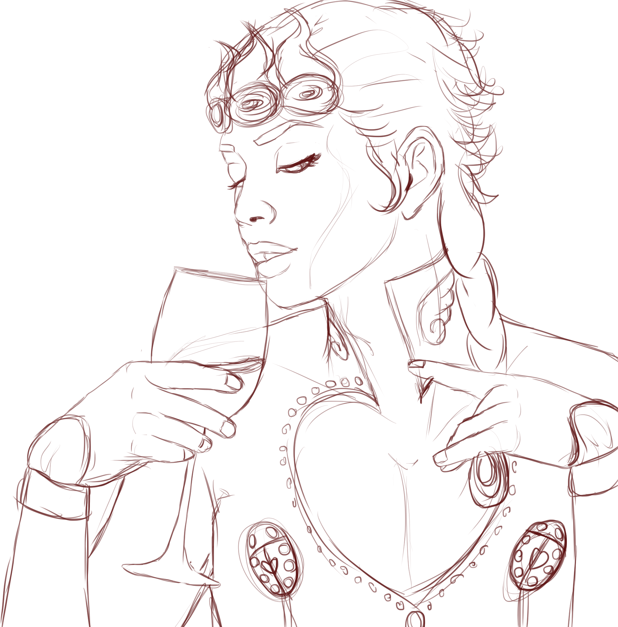 Giorno Wip - Sketch (2000x2000), Png Download