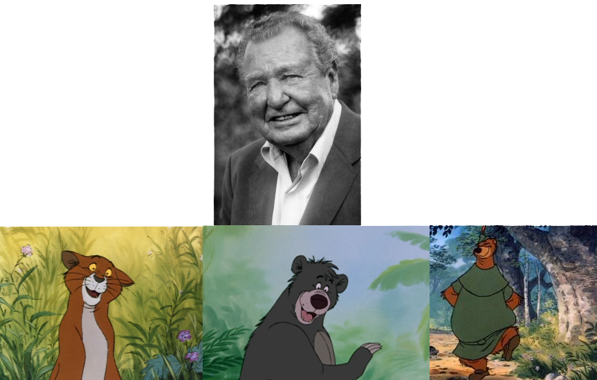 983 Jungle Book Character Roles 520 *** - Baloo Thomas O Malley (863x550), Png Download