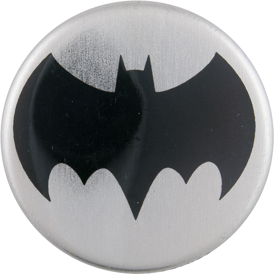 Batman Silver Entertainment Button Museum - Batman (999x1000), Png Download