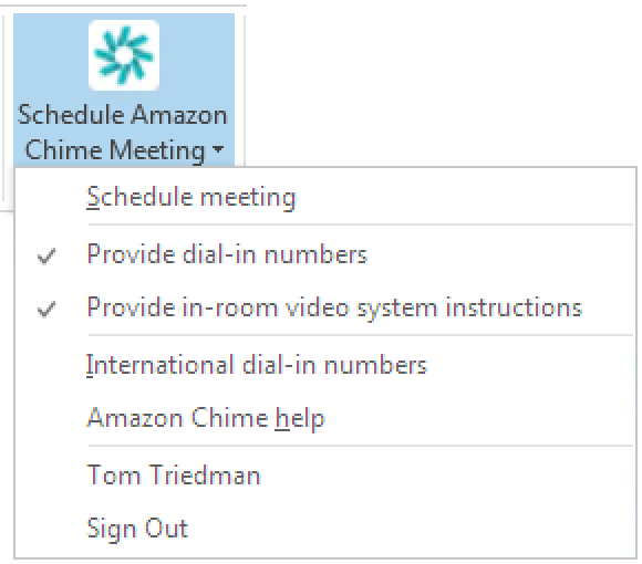 Access The Schedule Amazon Chime Meeting From The Outlook - Portable Network Graphics (580x510), Png Download