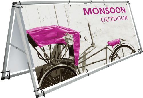 Outdoor Banner Frame - Orbus Monsoon (500x500), Png Download