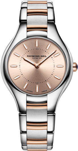 Noemia Rose Gold Dial Watch 32mm - Raymond Weil Noemia Stainless Steel Womens Watch - (510x729), Png Download
