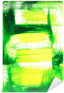 Vibrant Green And Yellow Brush Strokes - Yellow (400x400), Png Download