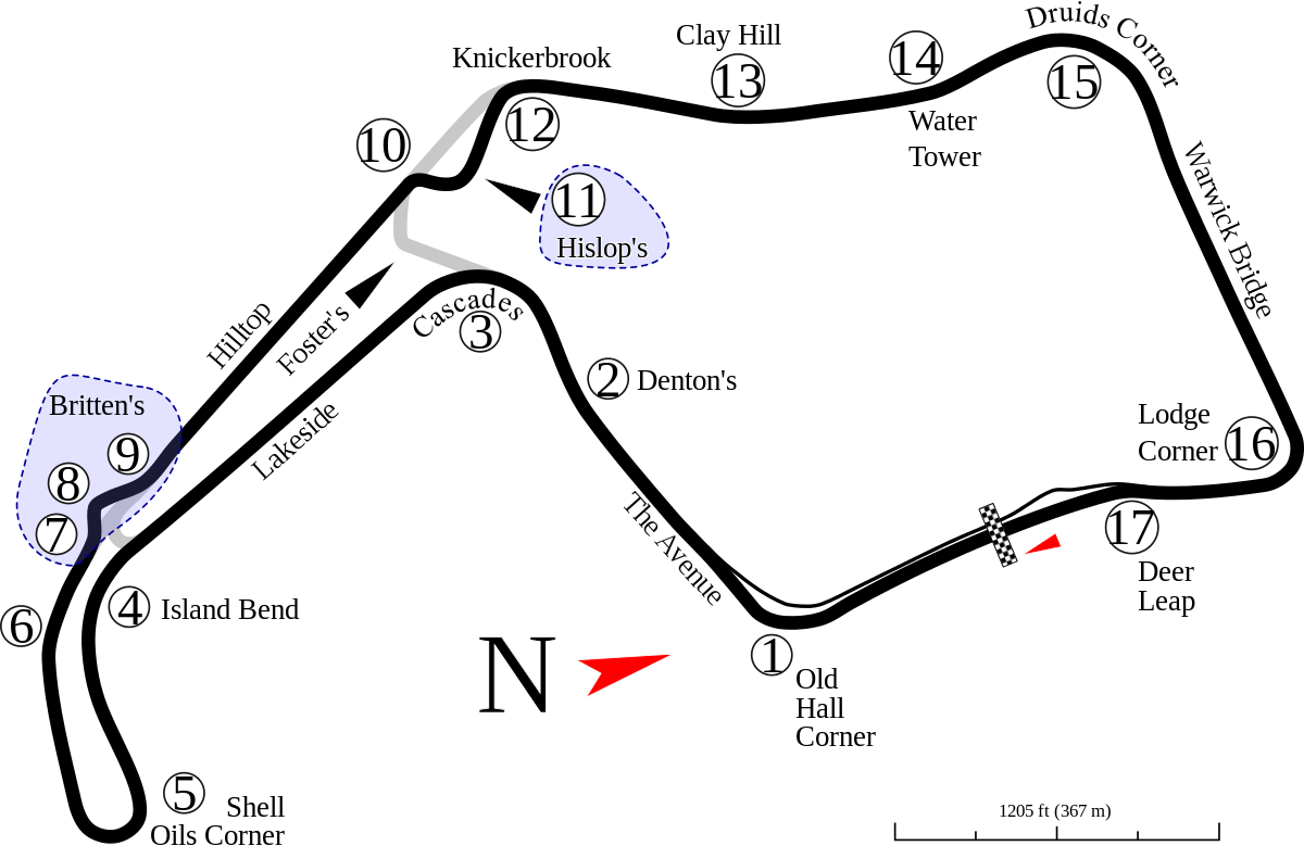 Oulton Park Race Track (1200x779), Png Download