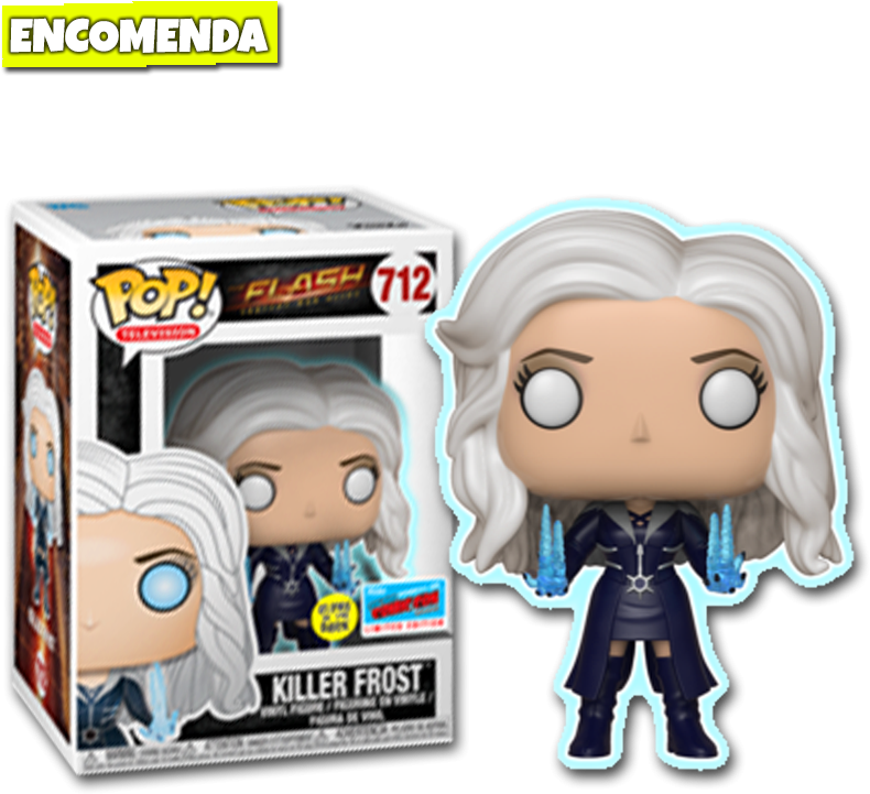 Killer Frost - Killer Frost Funko Pop (800x800), Png Download