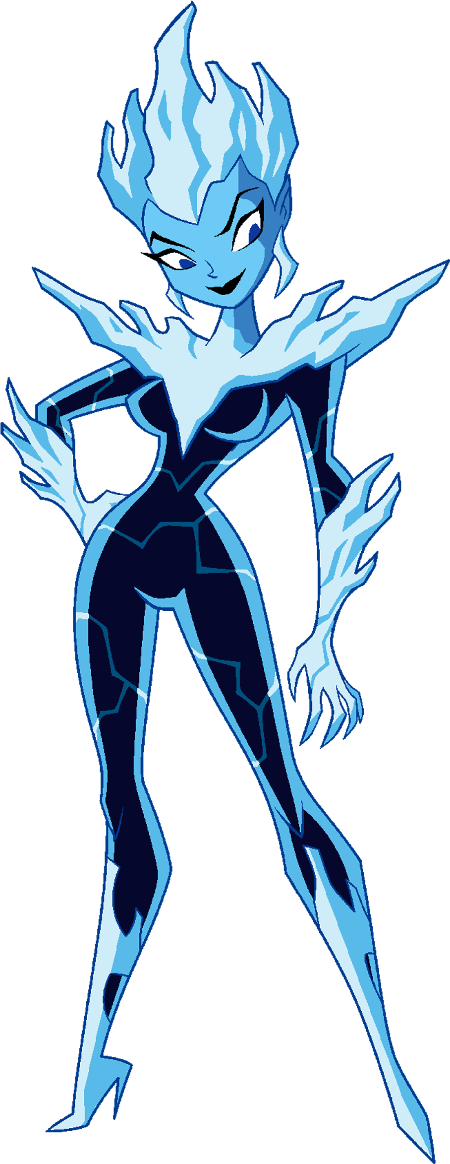 Killerfrost - Justice League Action Killer Frost (2434x2371), Png Download