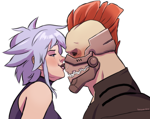 Help This Fish Man - Firestorm X Killer Frost (500x406), Png Download