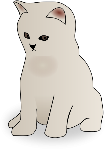 Kitten Clipart Png - Kitten Clipart (440x600), Png Download