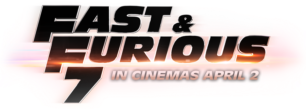 Fast & Furious 7 Fast And Furious - Fast And Furious 7 Png (1037x413), Png Download