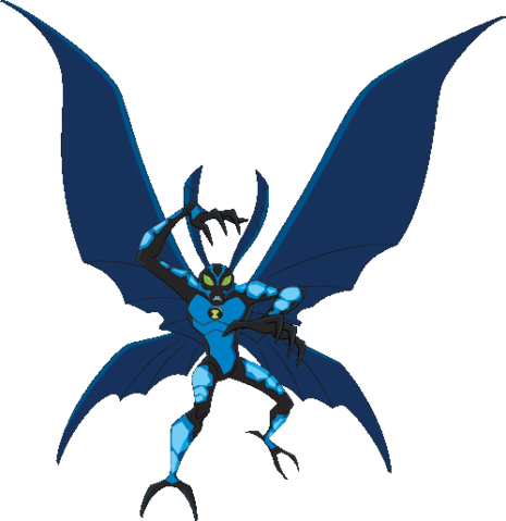 Gavin Leblanc On Twitter - Ben 10 Alien Big Chill (465x479), Png Download