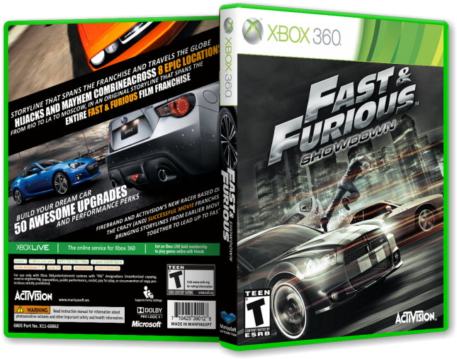 Fast And Furious - Fast & Furious - Ps3 (700x525), Png Download