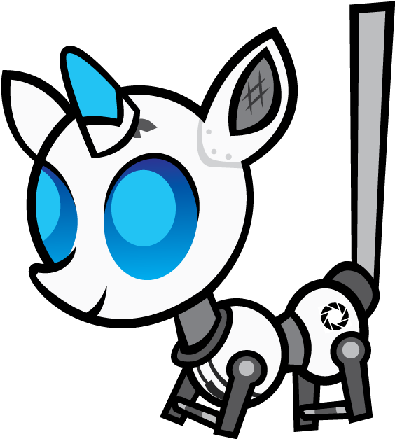 Alisonwonderland1951, Ponified, Portal , Robot, Safe, (574x626), Png Download