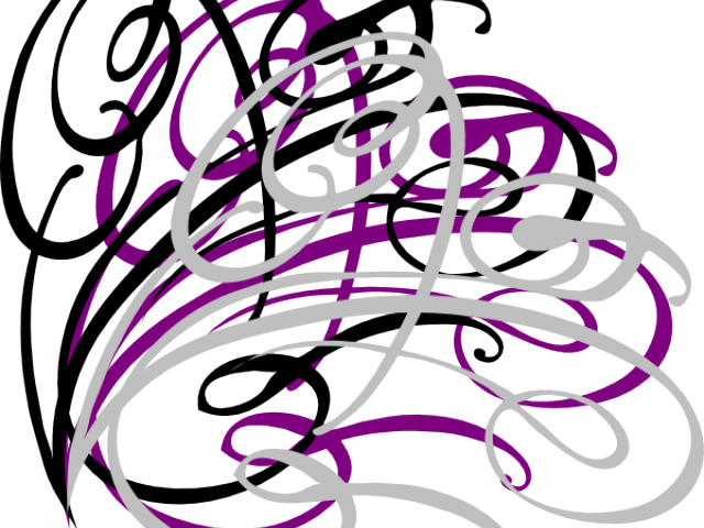 Decoration Clipart Pink Swirl - Clip Art (640x480), Png Download