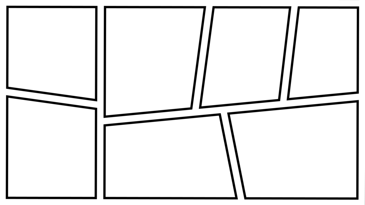 Free Blank Comic Panels Template Jurnal