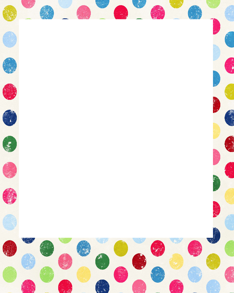 135 Free Polaroid Frames Polaroid Frame Png, Instax - Polka Dot Frame Polaroid Png (768x960), Png Download