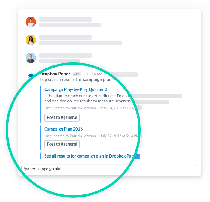 Start A New Doc In A Channel And Invite Your Team To - Dropbox Paper (708x672), Png Download
