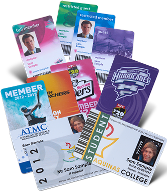 Photo Id Cards - Pvc Card Design Png (347x430), Png Download