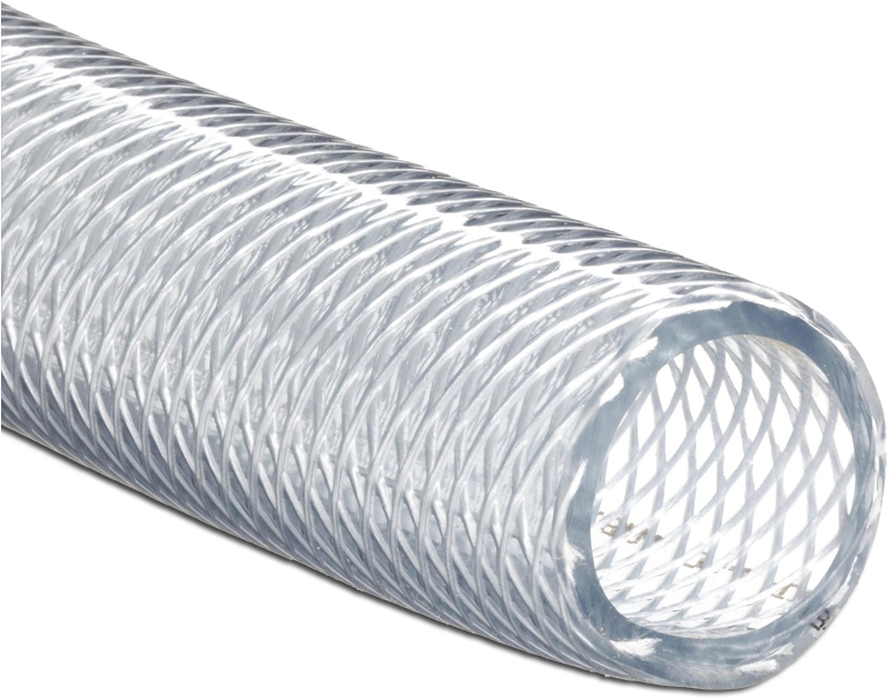 Tubing, Hose, Clamps And Fittings - Clear Braided Hose (800x800), Png Download