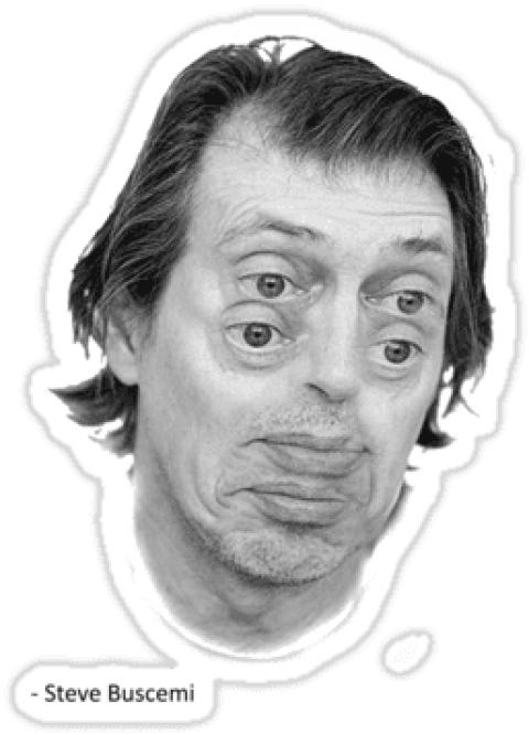 Photogallery Steve Buscemi Eyes Kid - Steve Buscemi Six Eyes (375x360), Png Download