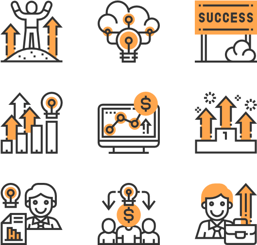 Business Success - Mathematics Icons (600x564), Png Download