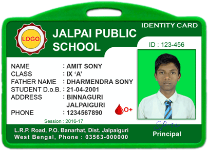 Download Sh030 - School Id Card Png PNG Image with No Background -  