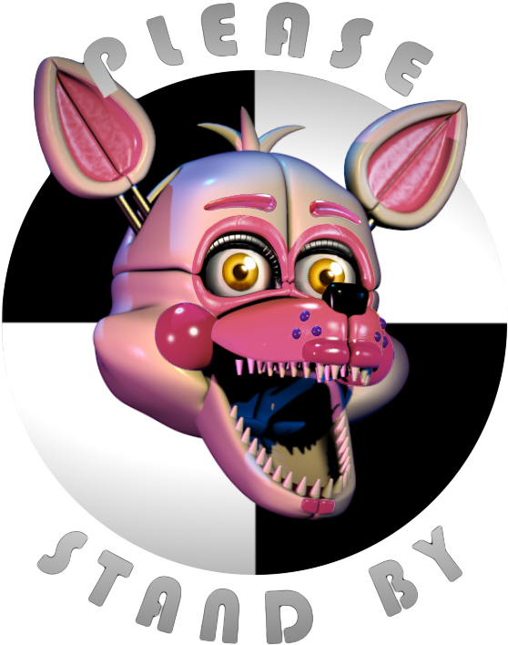 Edit'please Stand By' - Fnaf Lolbit Png (1366x768), Png Download.