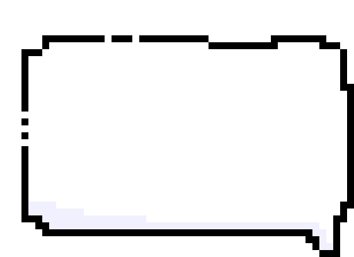 Tumblr Pixel Speech Bubble - Pixel (580x420), Png Download