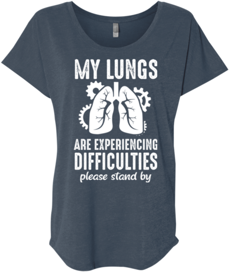 Lungs Experiencing Difficulties Dolman Sleeve Shirt - Roald Dahl Shirts (550x550), Png Download
